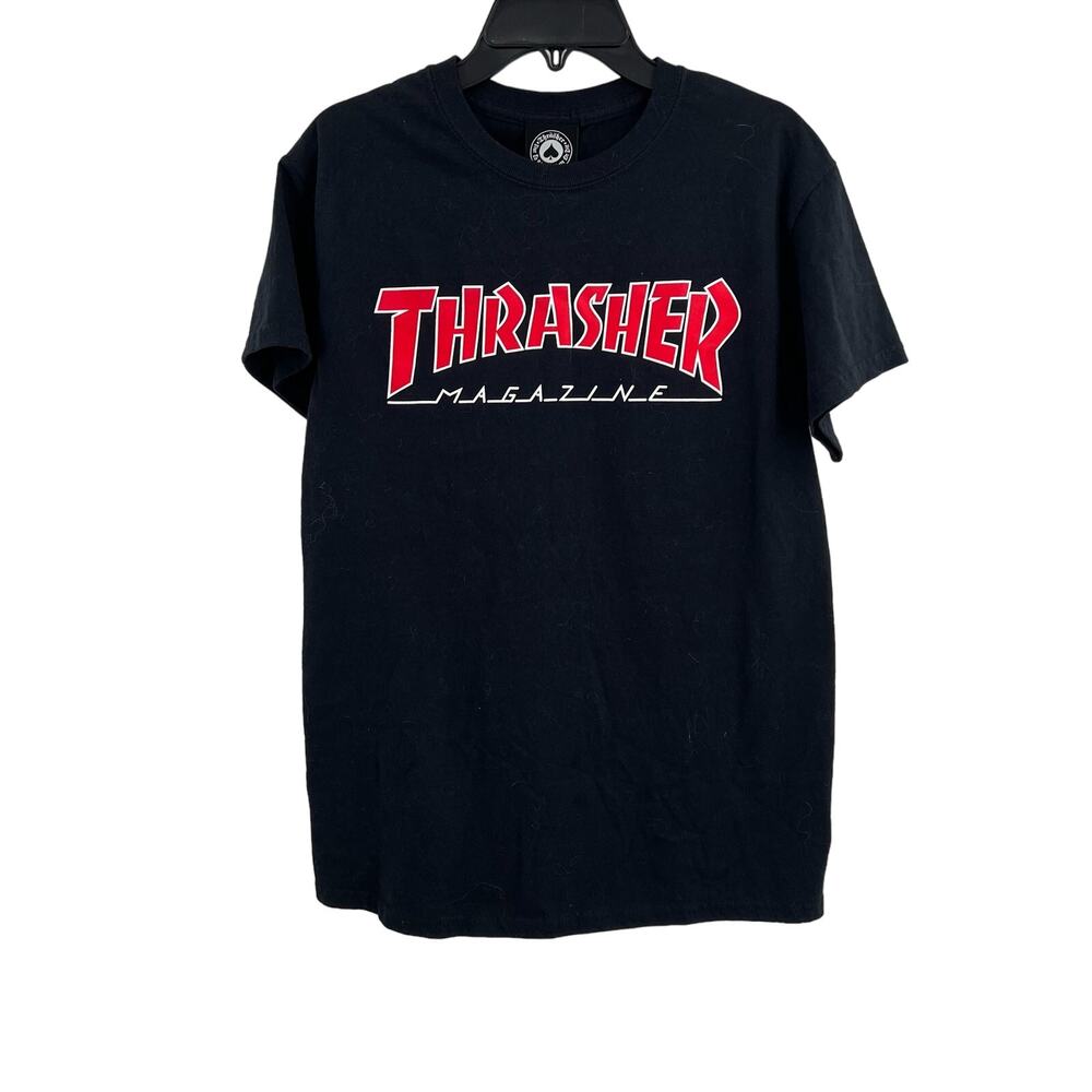 Thrasher Magazine‎ Black Logo Tee Small